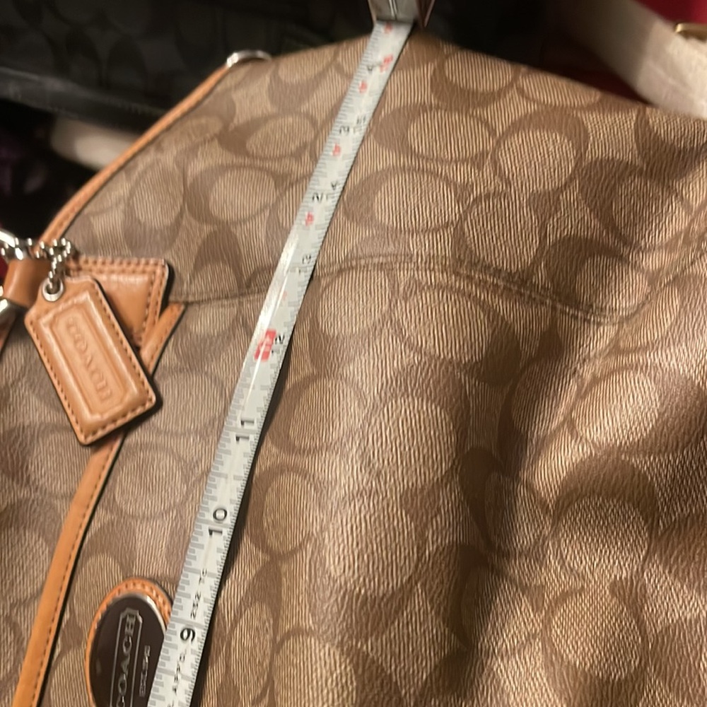 Coach Vintage Authentic Handbag Light Brown - image 7